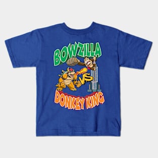 Bowzilla vs DonkeyKing Kids T-Shirt